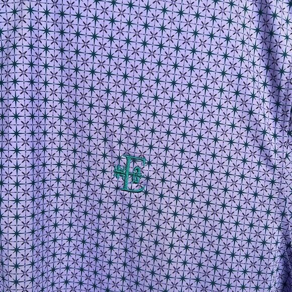 Greyson Golf Polo Shirt Top Purple Sunburst Size XL Embroidered E - Picture 7 of 16